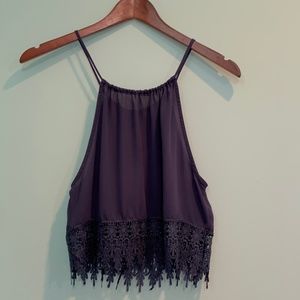 Staring at Stars Navy Top